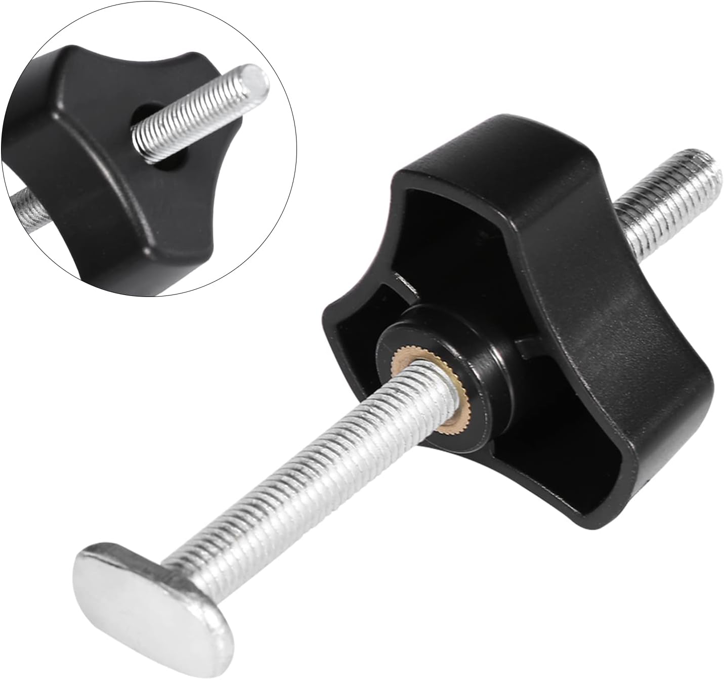 Morsetti a T M8, Morsetto a T in metallo a sgancio rapido, Morsetto a T in metallo a sgancio rapido, Utensile per lavorazione del legno - 6