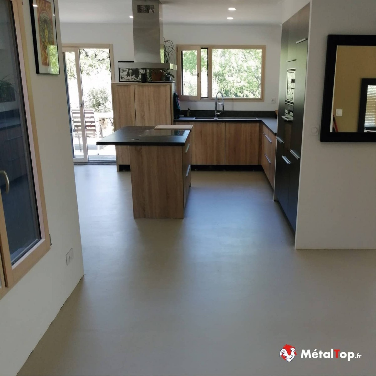 Vernis Mat Beton - Metaltop - Incolore - RAL Incolore - Pot 1L - 8