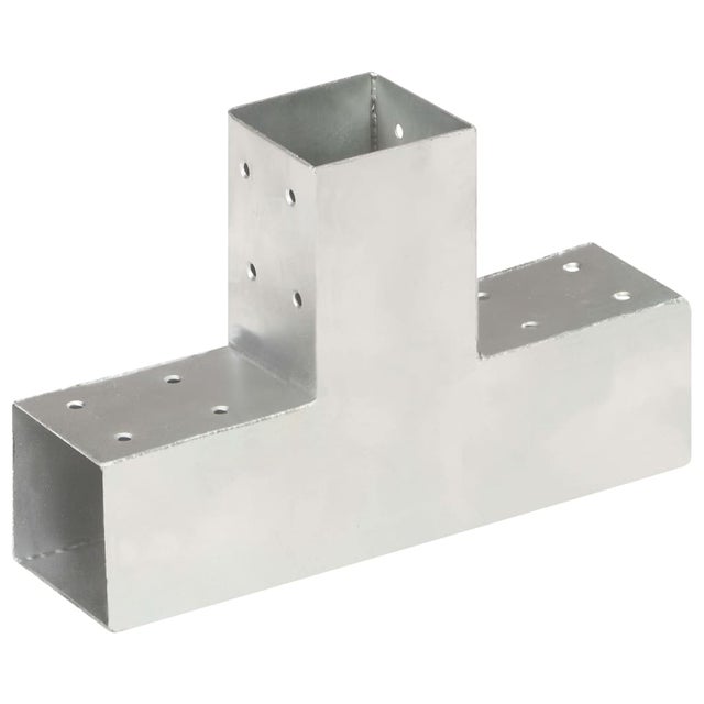 Conector de poste forma T Metal galvanizado 71x71 mm