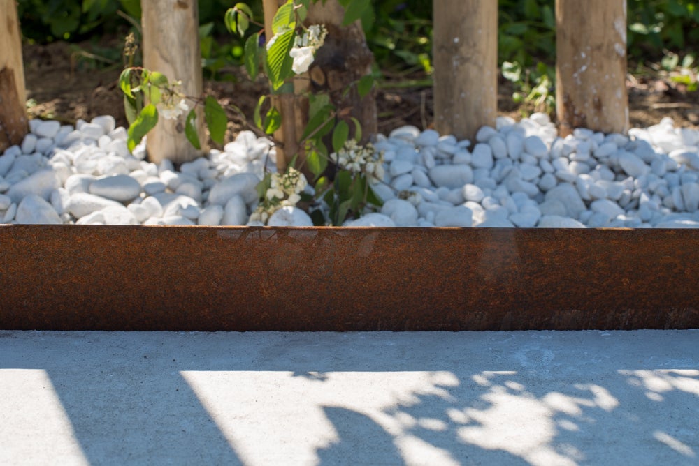 Wovar Acier corten bordures de jardin en acier corten 24 x 106 cm Flexible - 10 pièces - 5