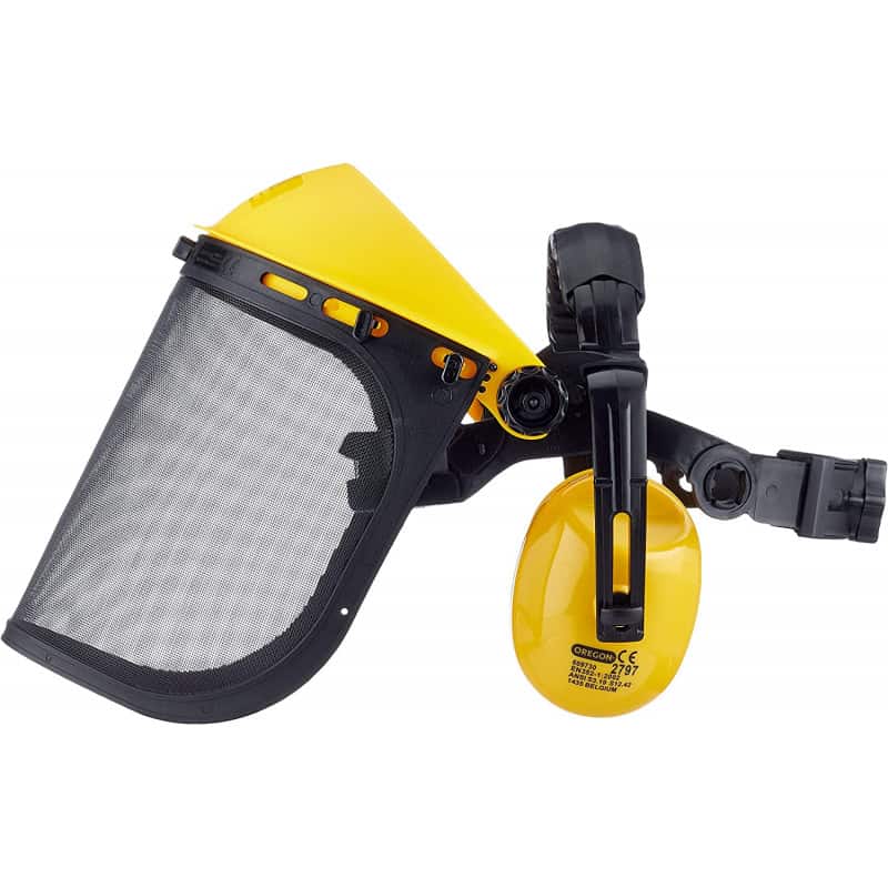 Kit sécurité du visage pour travaux forestiers et jardin : visière + protège-oreilles - Oregon 581188 - 4