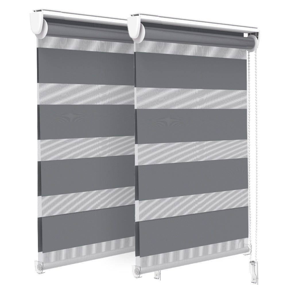 Allbright Tenda a rullo senza fili Zebra 58,4 cm di larghezza x 162 cm di altezza, tenda a rullo a doppio strato, oscuramento della stanza, tonalità velate, filtraggio della luce, facile da Allbright Tenda a rullo senza fili Zebra 58,4 cm di larghezza x 162 cm di altezza, tenda a rullo a doppio strato, oscuramento della stanza, tonalità velate, filtraggio della luce, facile da