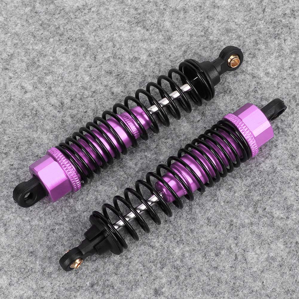 Ammortizzatore in metallo viola per modello di auto RC HSP 2 pezzi 1/10 Alta stabilità Design robusto e perfetto Installazione (110 MM) - 9