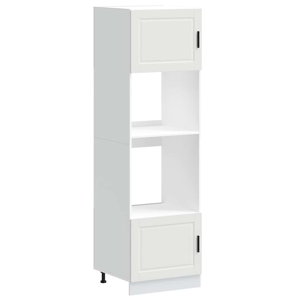 Armoires de four 2 pcs Porto blanc bois d'ingénierie - 2