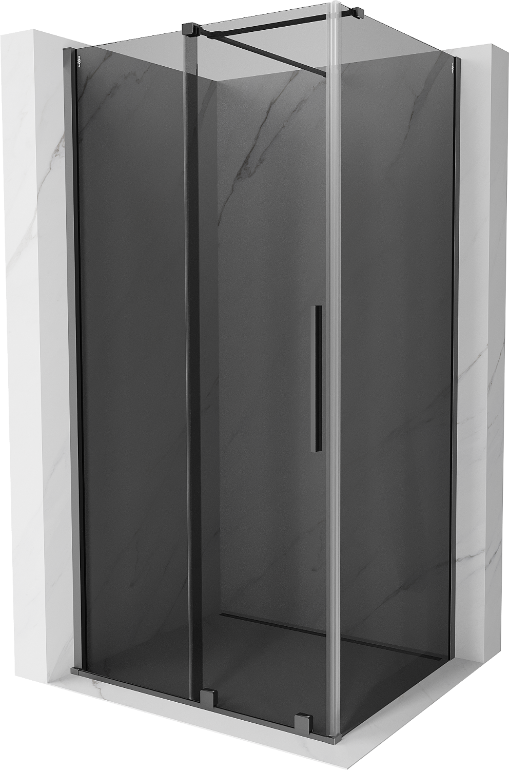 Mexen Mist-H T Cabina De Ducha Abatible Derecha 90 X 120 Cm Transparente Cromo 8a5t 090 120 01 00 P 96769686