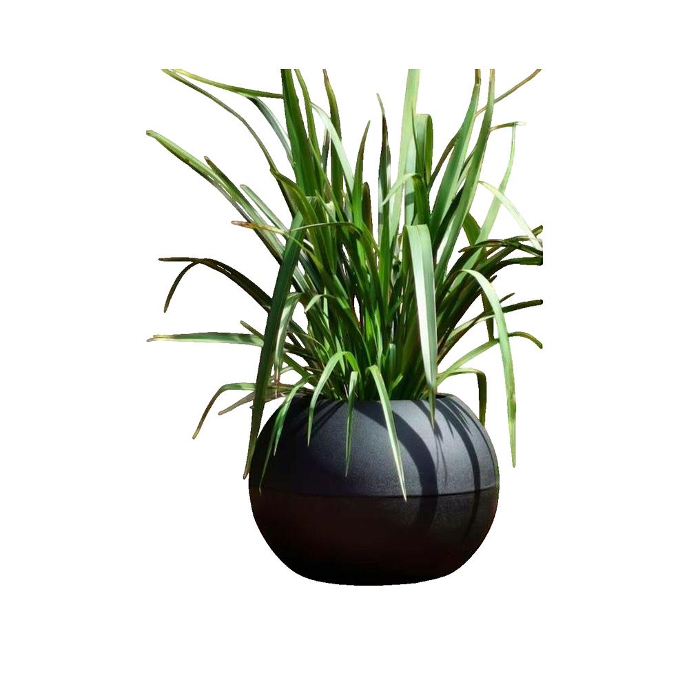 Pot de fleurs Boule - noir - Riviera - 3