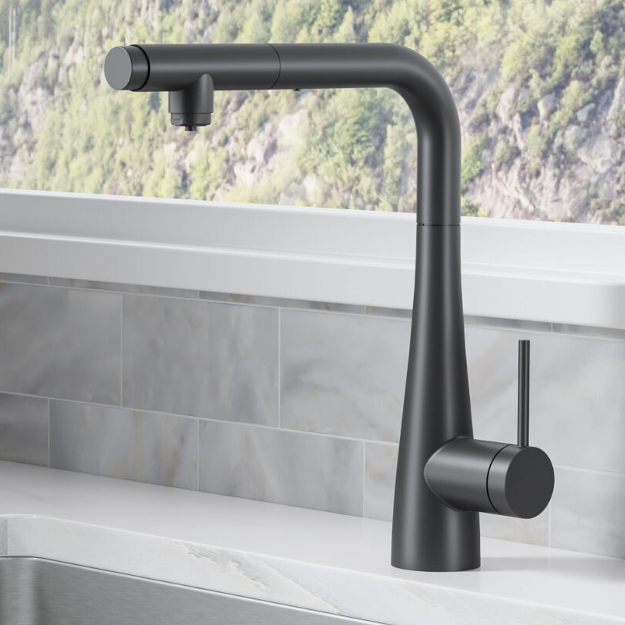 IMEX Grifo de Cocina Osmosis Extraible Grifo Monomando