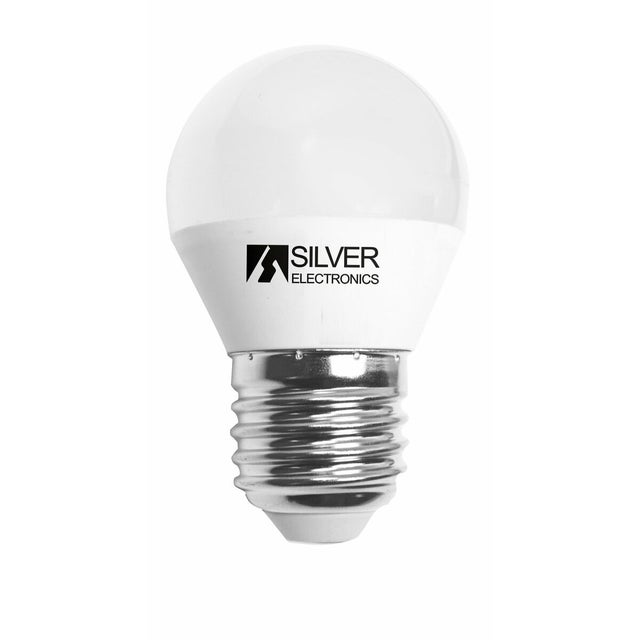 Silver Electronics Ampoule sphérique LED dimmable 5W E27 3000K