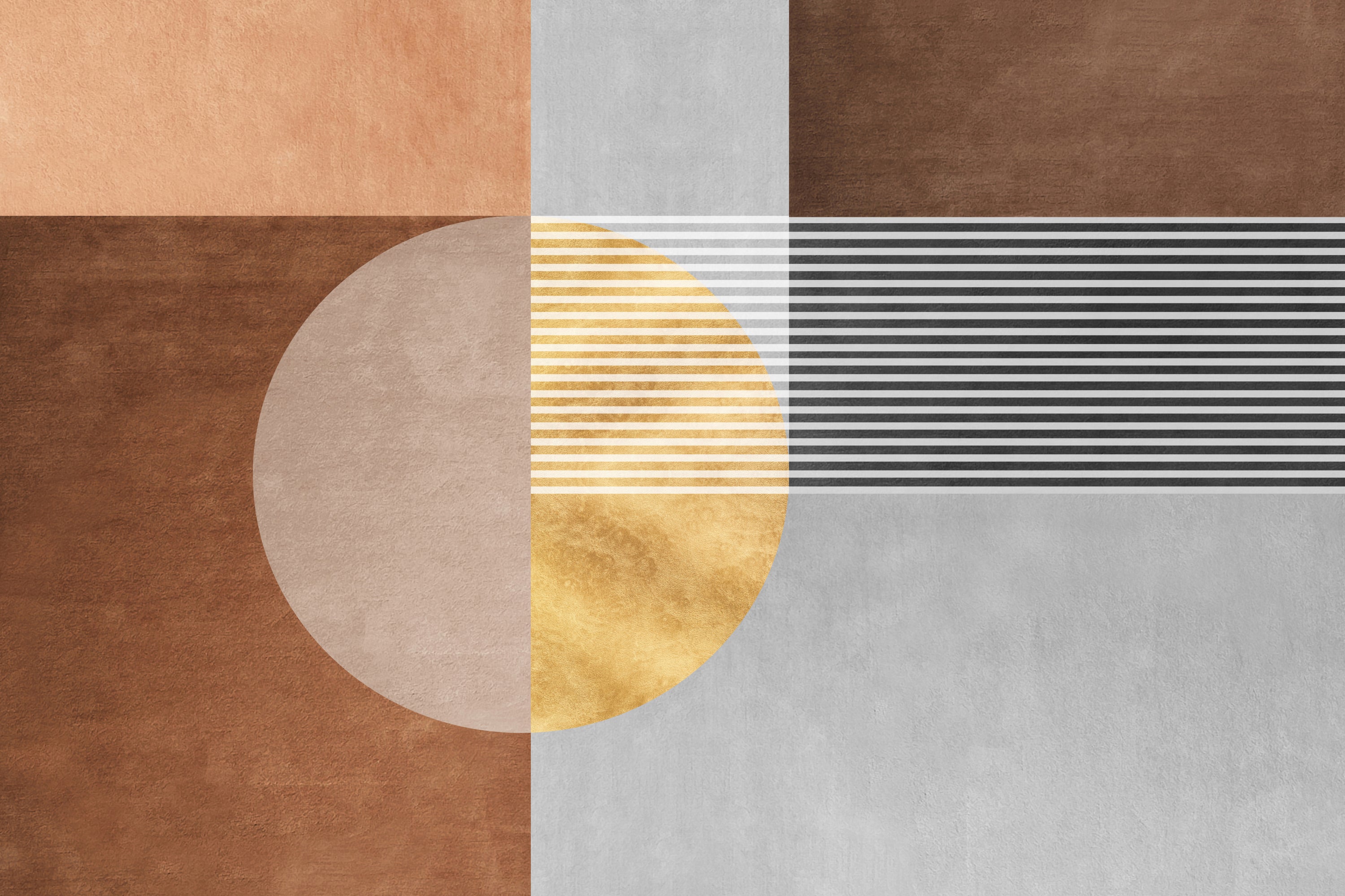 Tappeto antiscivolo in vinile Saint Moritz 200x300 cm - PVC stampato, lavabile, ignifugo, per salotto e cucina, stile moderno - 2