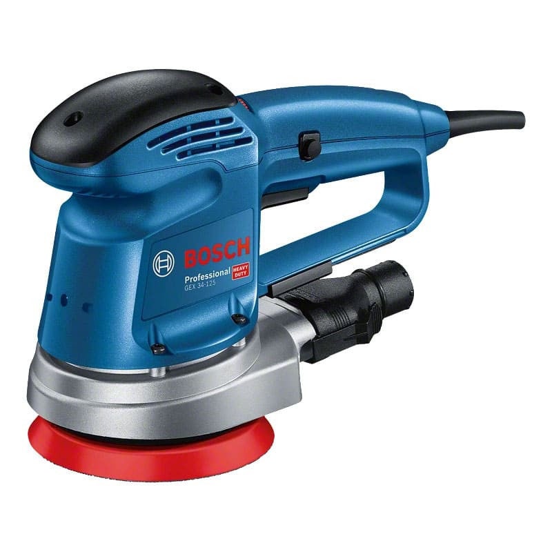 Szlifierka oscylacyjna Bosch GEX 34-125 12000 obr./min 24000 obr./min niebieska 340 W