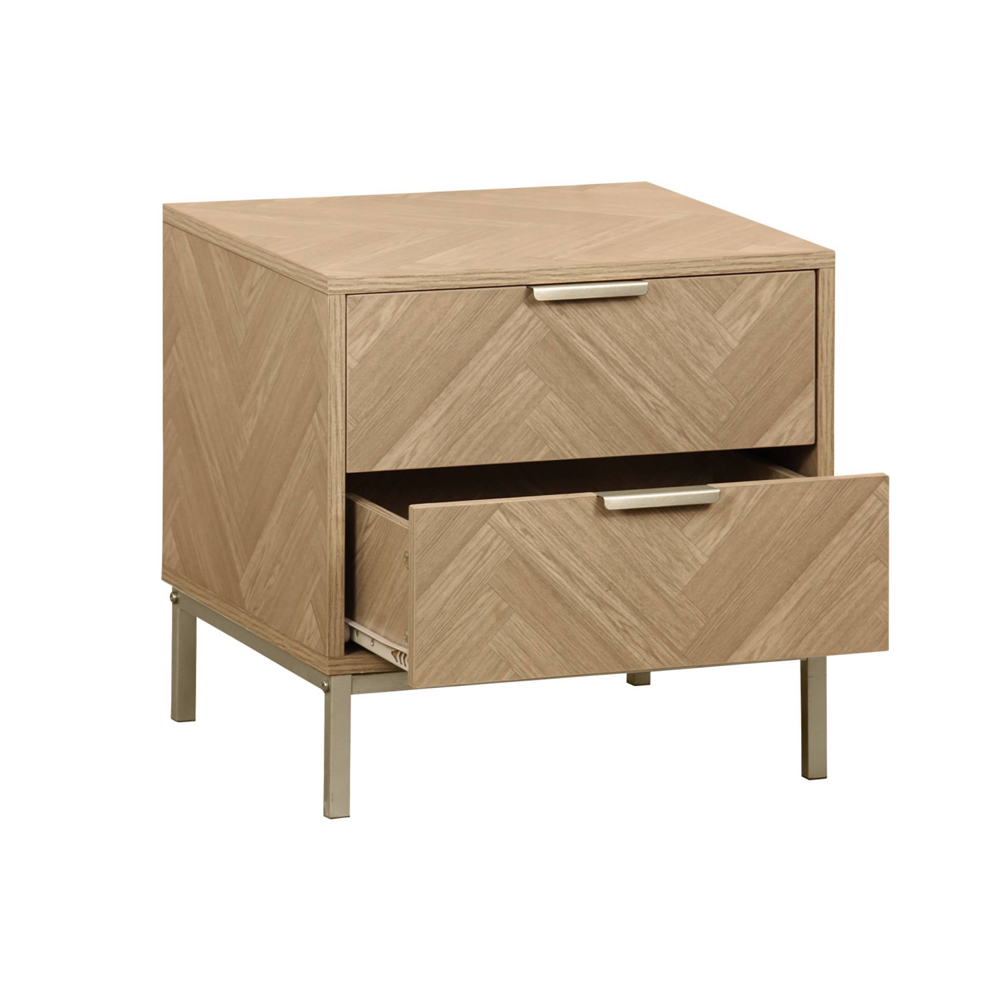 Lot de 2 tables de chevet. Budapest. deux tiroirs. L 45 x l 40 x H 45cm - 8