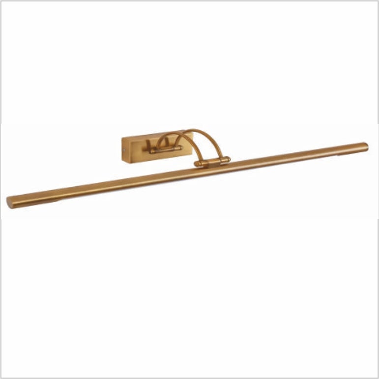 Kinkiet LED do oświetlania obrazów i luster, ciepłe światło 16 W, antyczny brąz, przegubowy. 90 cm