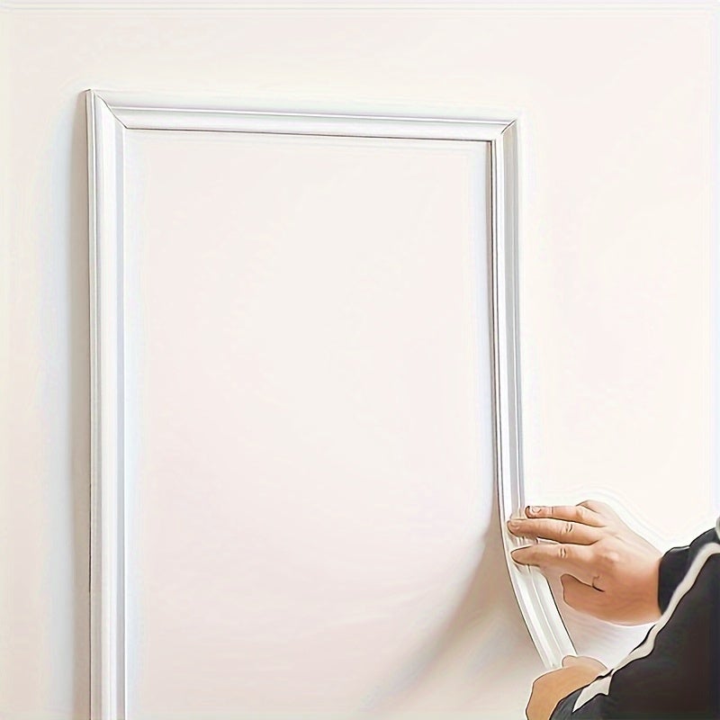 1 rouleau de 3 mètres de lignes autocollantes décoratives en PVC, bandes de bordure, adaptées à la décoration de la maison et à la protection des murs - 2