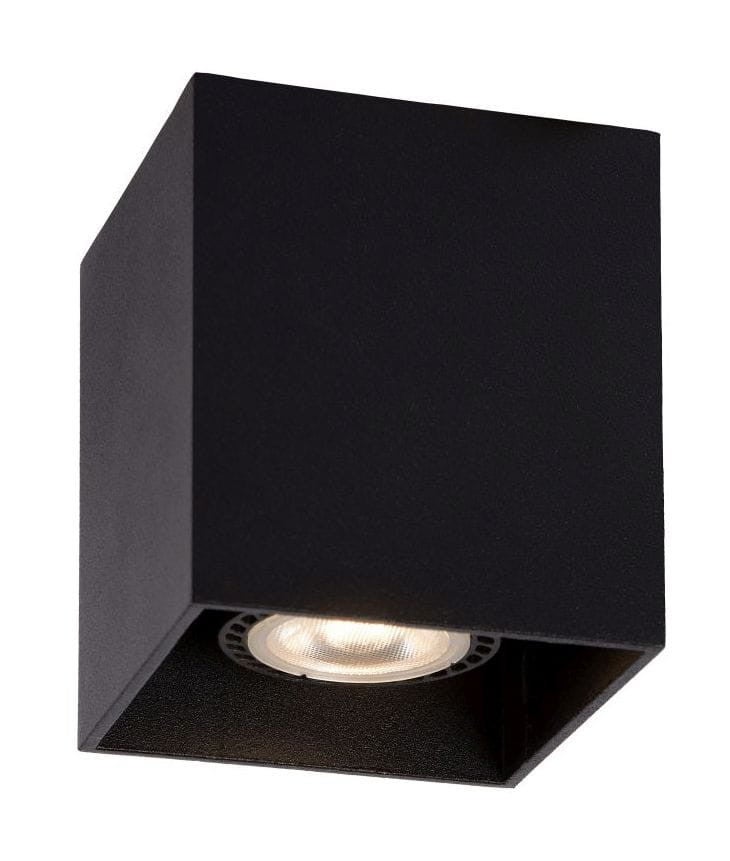 Reflektor sufitowy Spot BODI czarny 1xGU10x50W wym: 9,5 x 8,25 x 8,25 cm IP20 Lucide