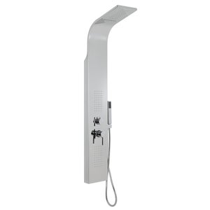 Colonne De Douche Design 4 Fonctions En Inox - Panneau Cascade Avec 2 Buses Hydro - Modèle 001 OGOMONDO