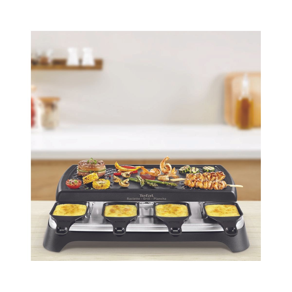 coupelle TEFAL lot de 2 poelons à raclette carrées - 3