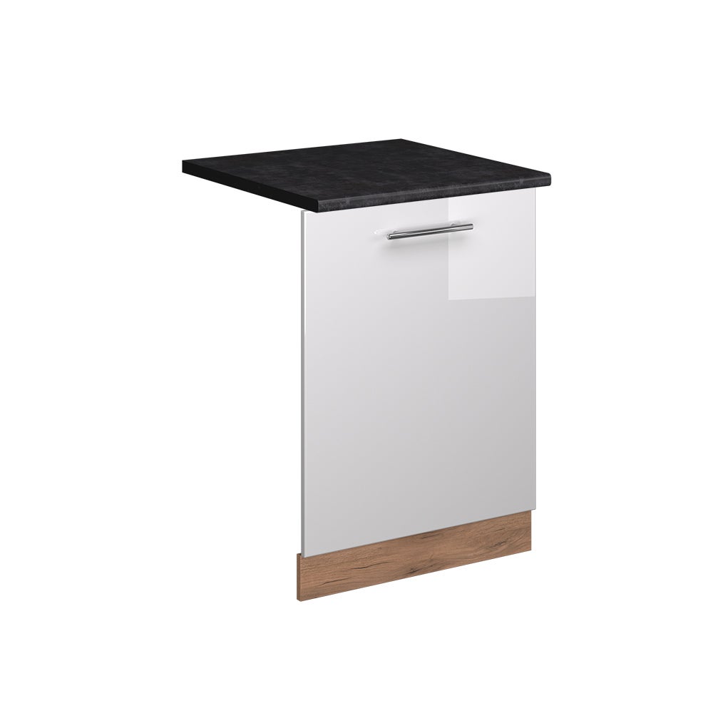 Vicco Panel przedni zmywarki Fame-Line, Biały wysoki połysk, 60 cm , BP Antracyt