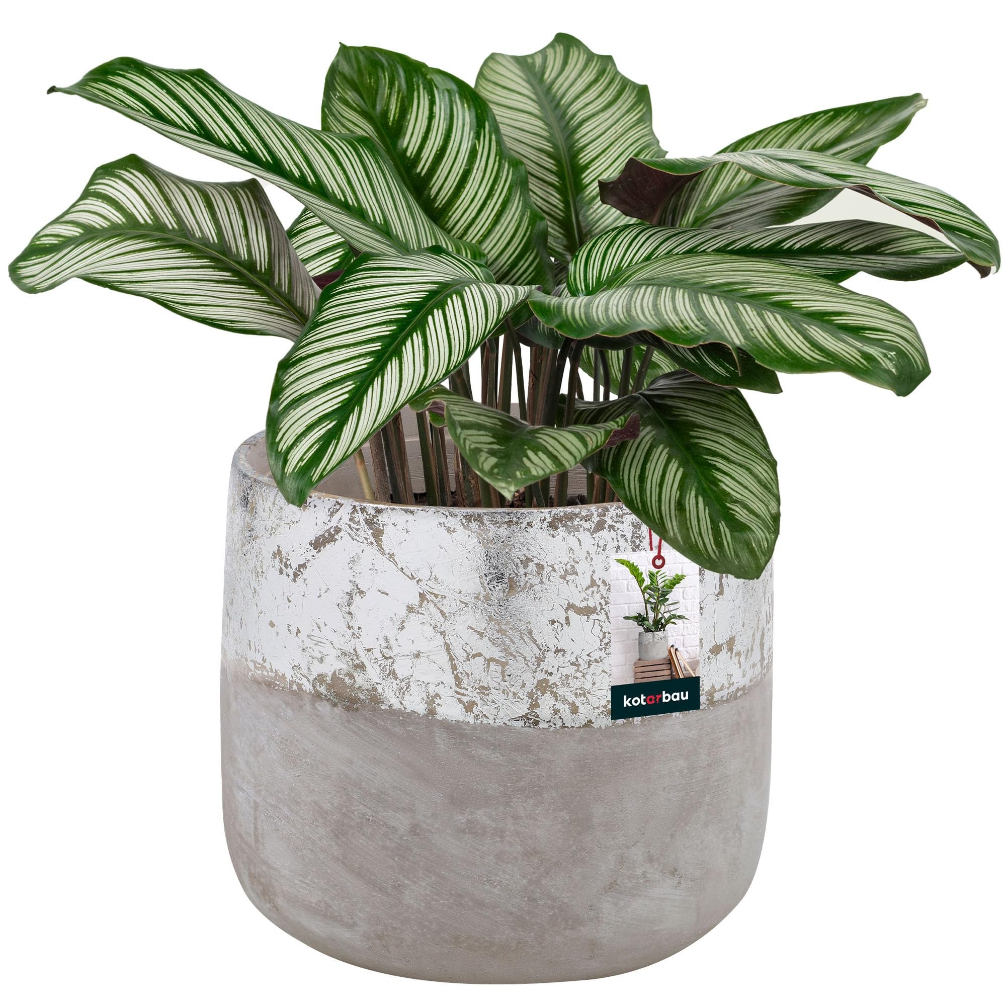 Doniczka donica 11,5 ceramiczna kwiaty zioła rośliny osłonka nieszkliwiona - KOTARBAU