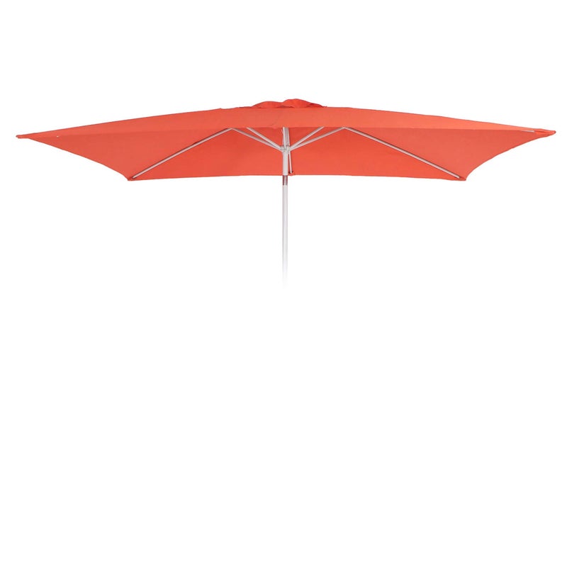 Pokrowiec wymienny na parasol N23, pokrowiec wymienny na parasol, 2x3m prostokątny materiał/tkanina 4,5kg UV 50+ ~ terakota