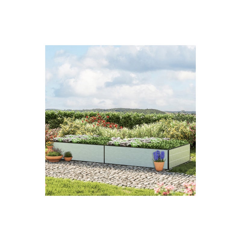 119 x 297 x 39 cm Grzadka podwyzszona, aluminium anodowane