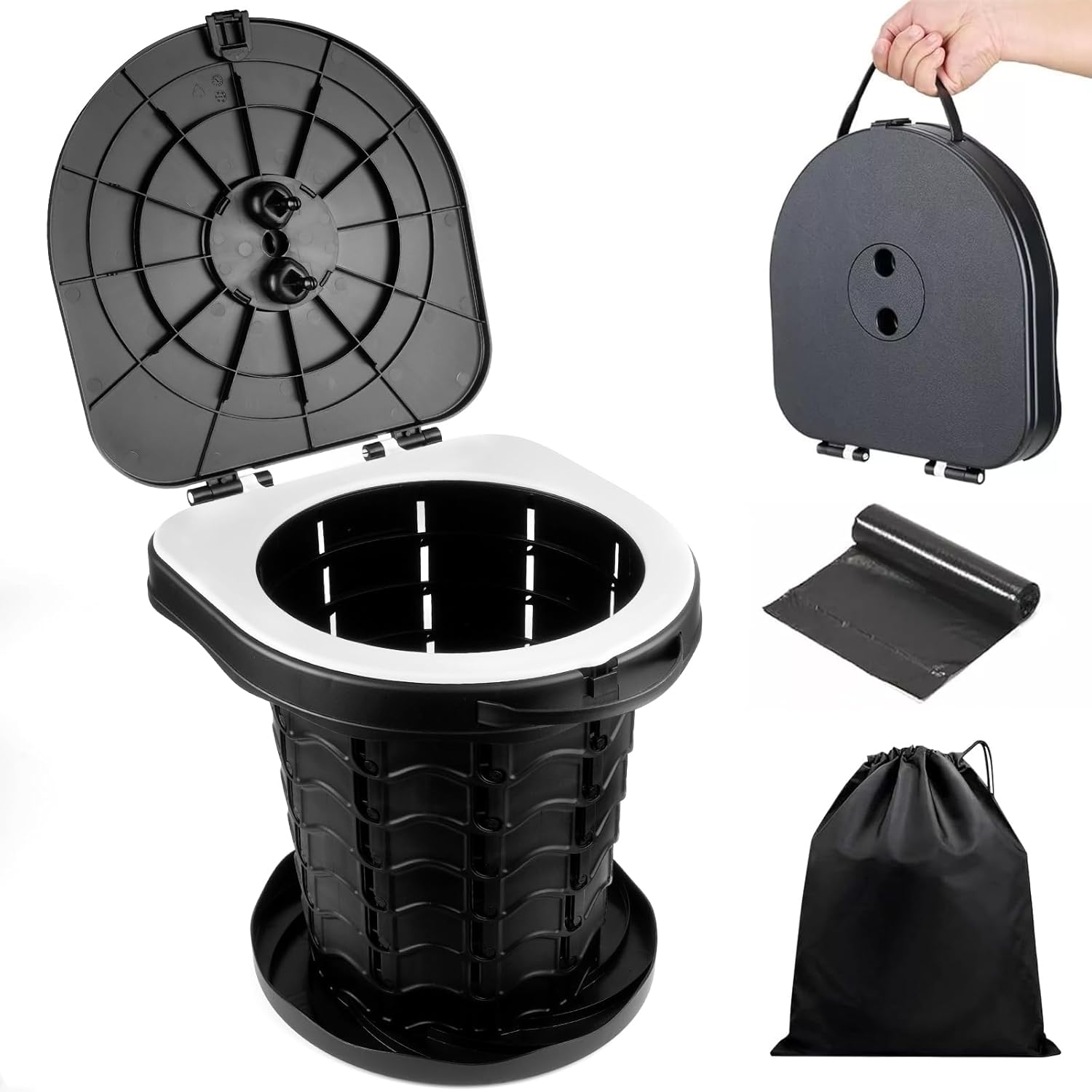 Toilettes portables, toilettes de camping ont une petite taille pliable