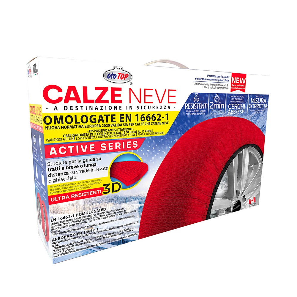 CALZE DA NEVE OMOLOGATE 'ACTIVE SERIES' misura XL - 3