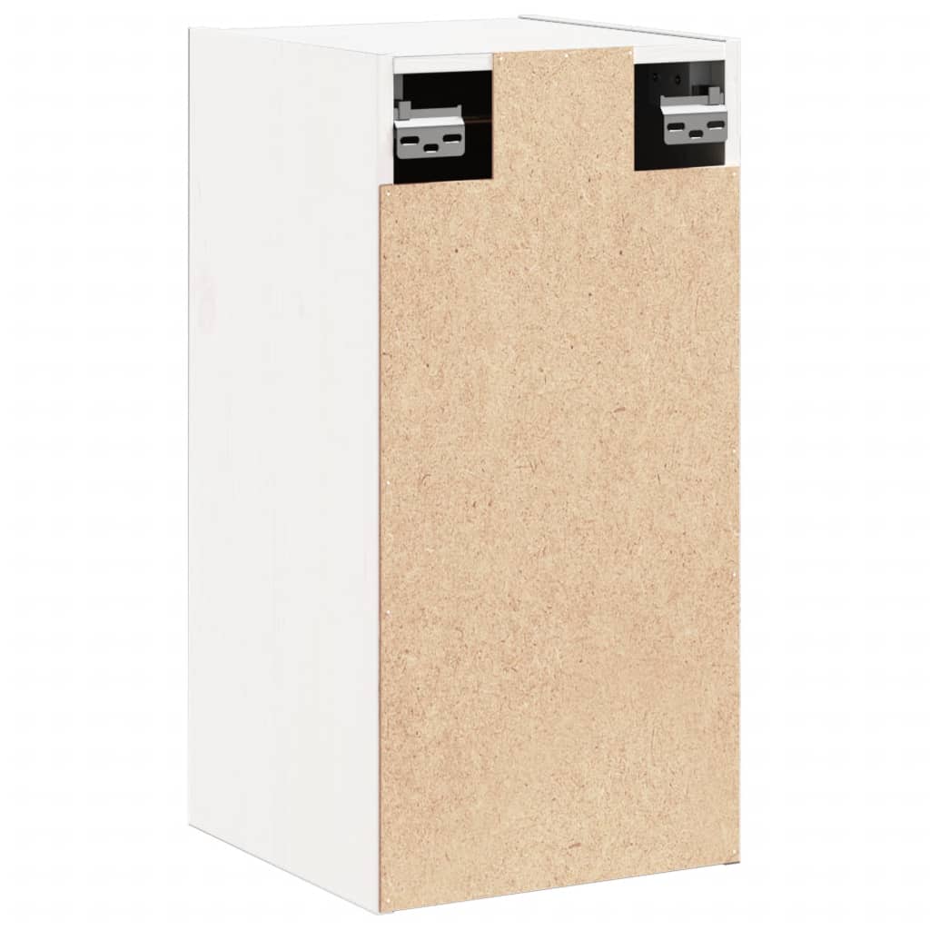 Maison Exclusive - Armario de pared 2 uds madera maciza de pino blanco 30x30x60 cm - 9