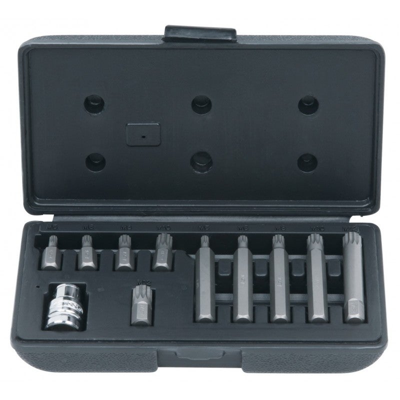KS Tools 911.5030 Serie di Inserti, 11 Pezzi, XZN,10 mm