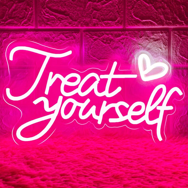 Panneau Néon Arc-en-ciel Horseneon - 'Be Yourself' - 31x43cm - USB Variateur - Décoration Murale