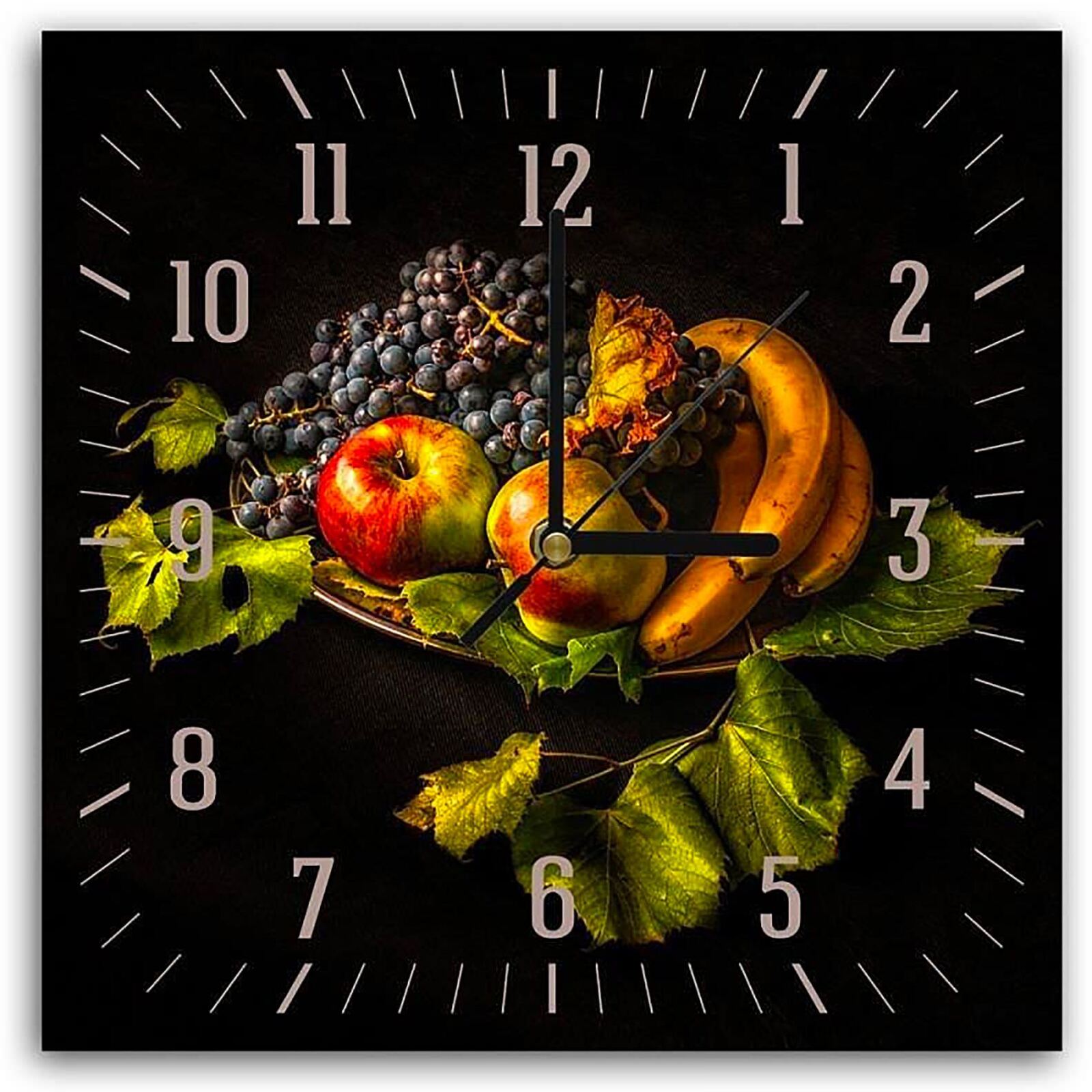 Horloge Murale Smile CalleaDesign - Made In Italy - 30cm - Silencieuse - Cadran Chocolat