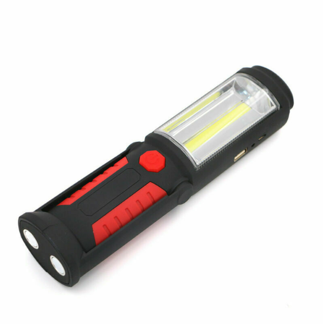Akumulatorowa latarka LED 2200 mAh, magnetyczna lampa robocza 36+5, hak 360 stopni, podstawa magnetyczna 270 stopni