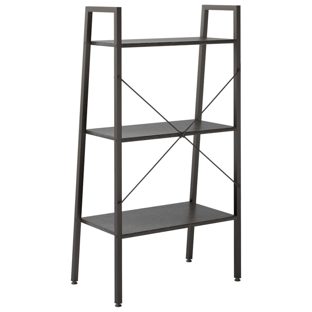 Maison Exclusive - Scaffale Autoportante con 3 Ripiani Nero 56x35x108 cm - 5