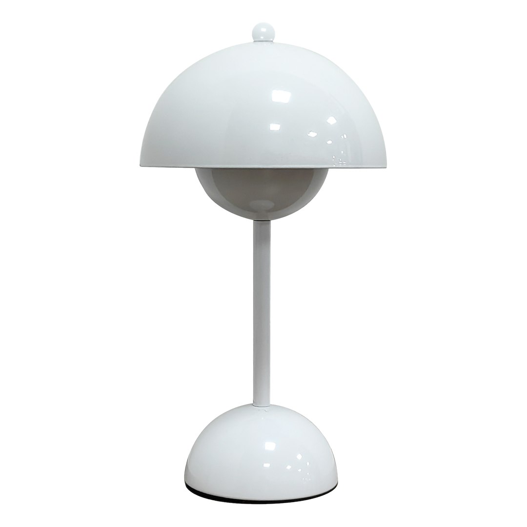 Lampe table blanche boule LED 3W tactile USB-C Costa | Leroy Merlin