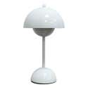 Lampe table blanche boule LED 3W tactile USB-C Costa | Leroy Merlin