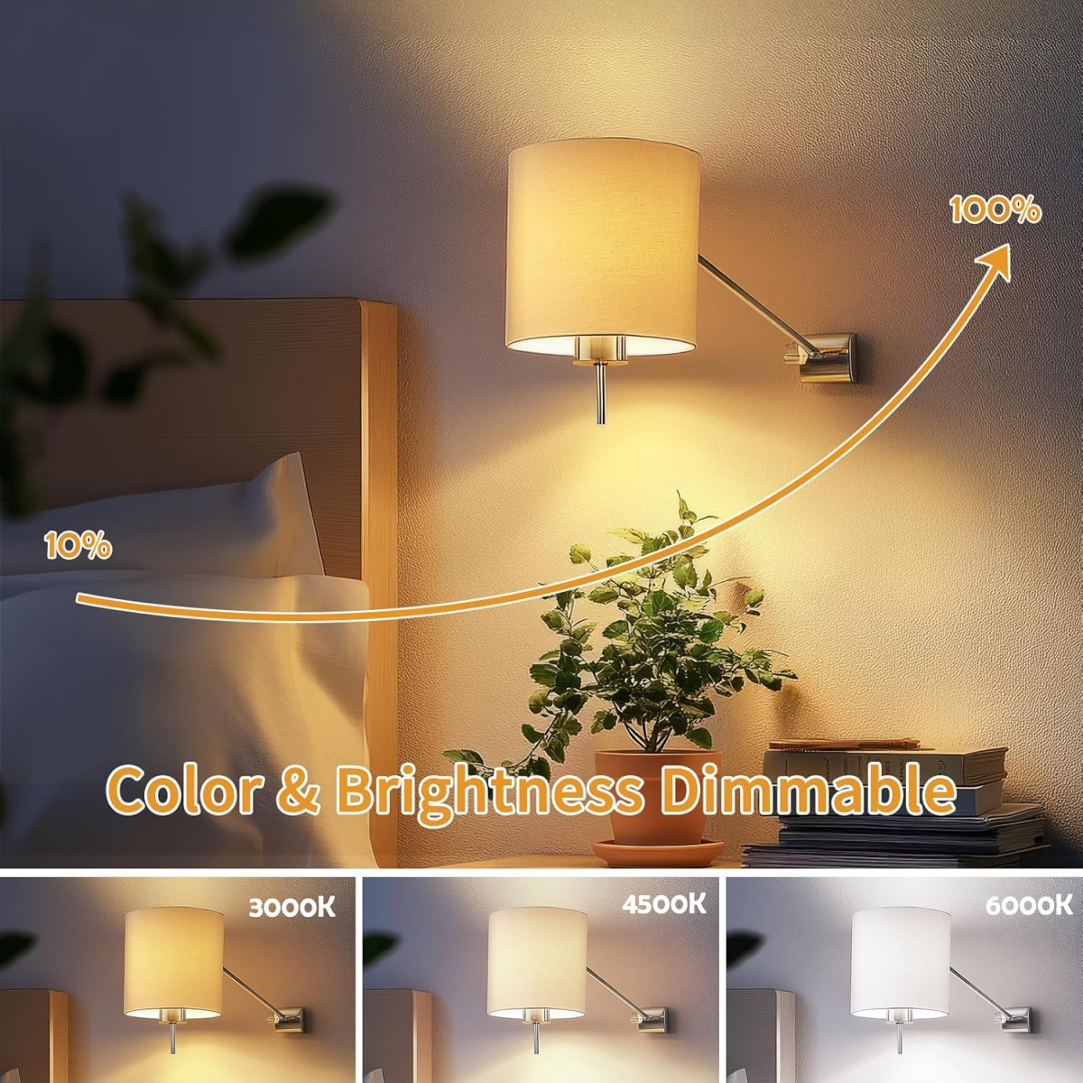 Lampadina ricaricabile con telecomando, regolabile in 3 colori, attacco E27, alimentazione USB, a batterie, con funzione di emergenza 200 pezzi - 3