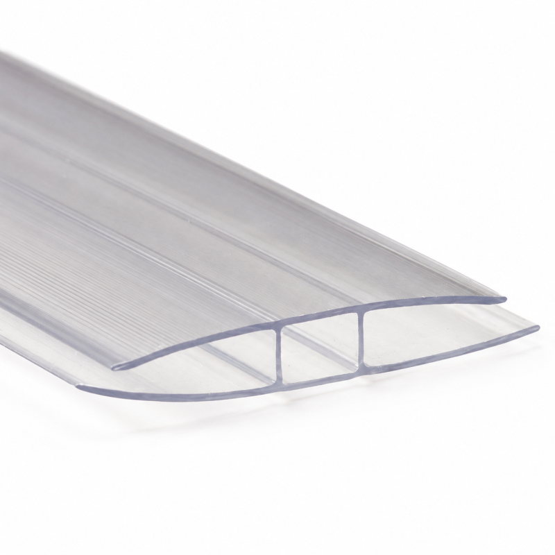 Profil polycarbonate de jonction - Epaisseur - 4 mm, Longueur - 200 cm - 4
