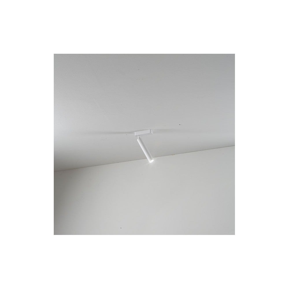 Regulowana cylindryczna lampa ścienna LED BAMBU marki Perenz Bianca