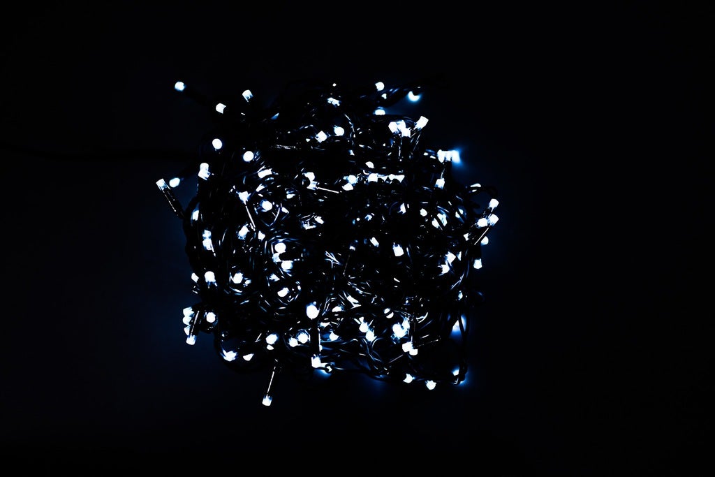 Lampki Choinkowe 300 LED Premium Białe Zimne z dodatkowym gniazdem Corciano - 3