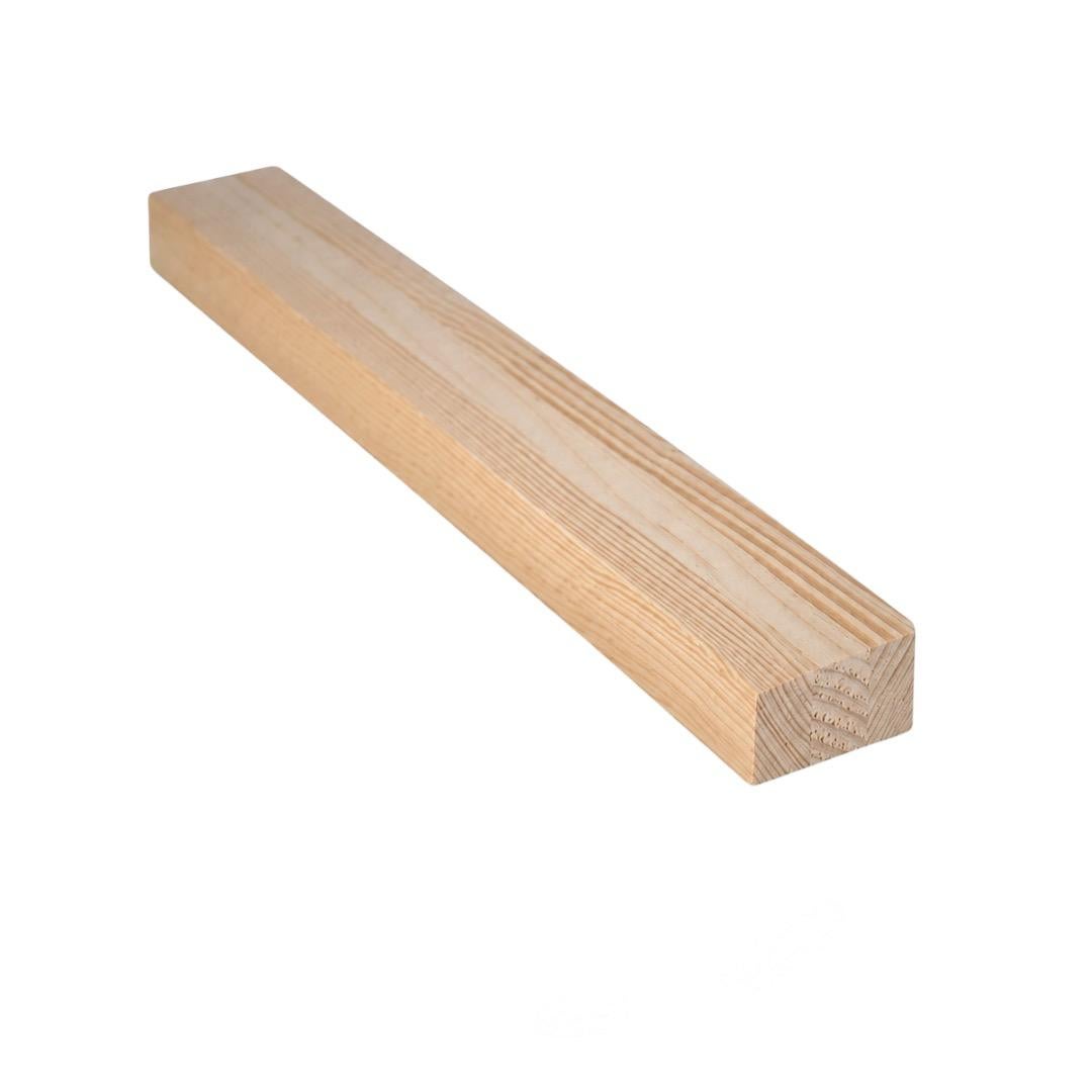 Embalagem de 10 unidades de ripas de madeira de abeto com juntas de encaixe 40x10x2400 mm - 2