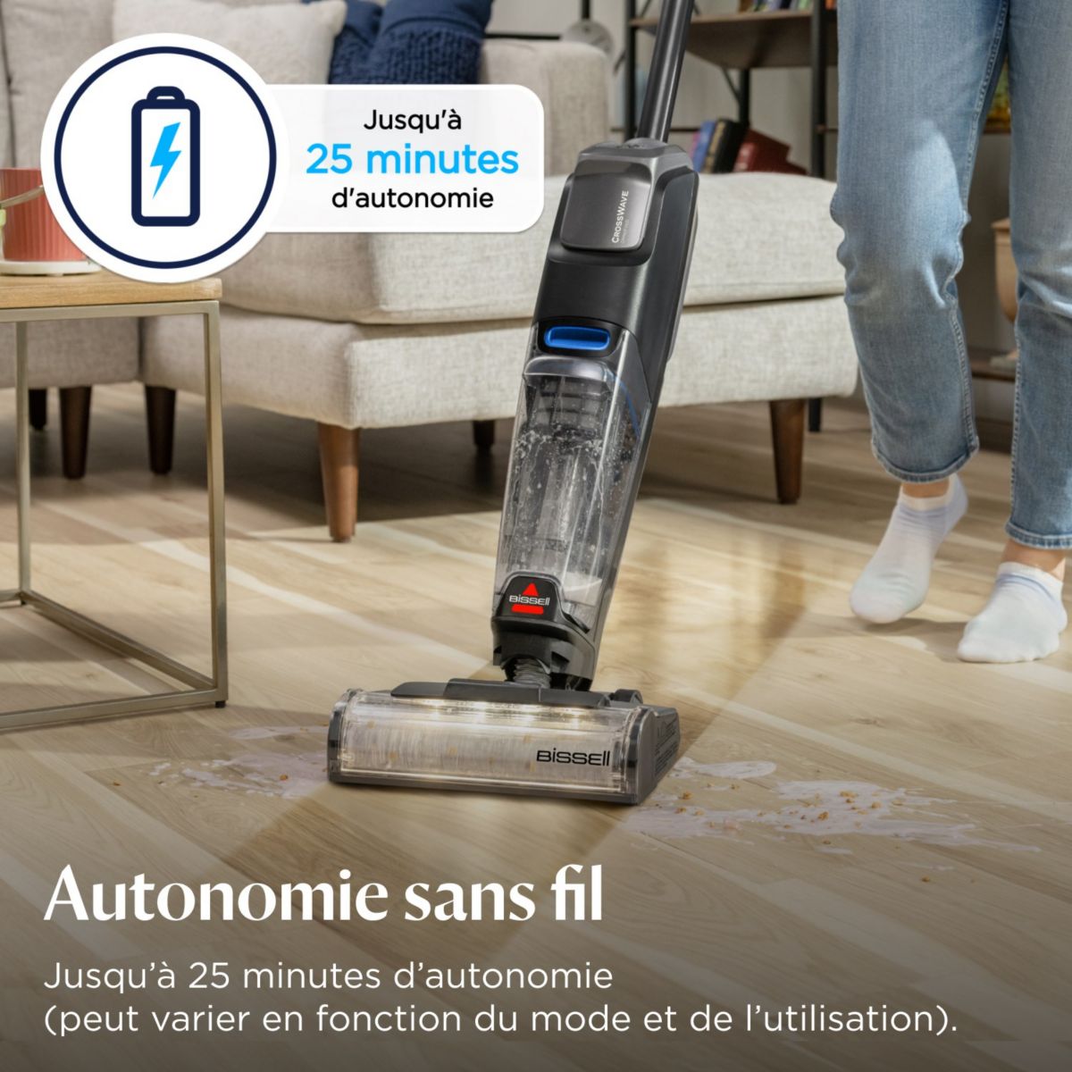 Aspirateur laveur BISSELL Crosswave OmniFind Pro 4008N - 5