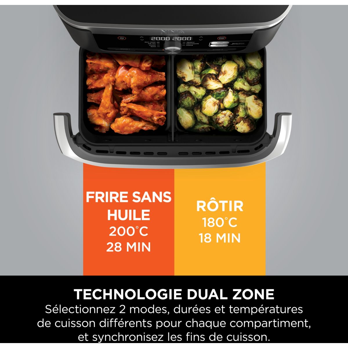 Friteuse sans huile NINJA Foodi Flex 10,4L AF500EU - 7