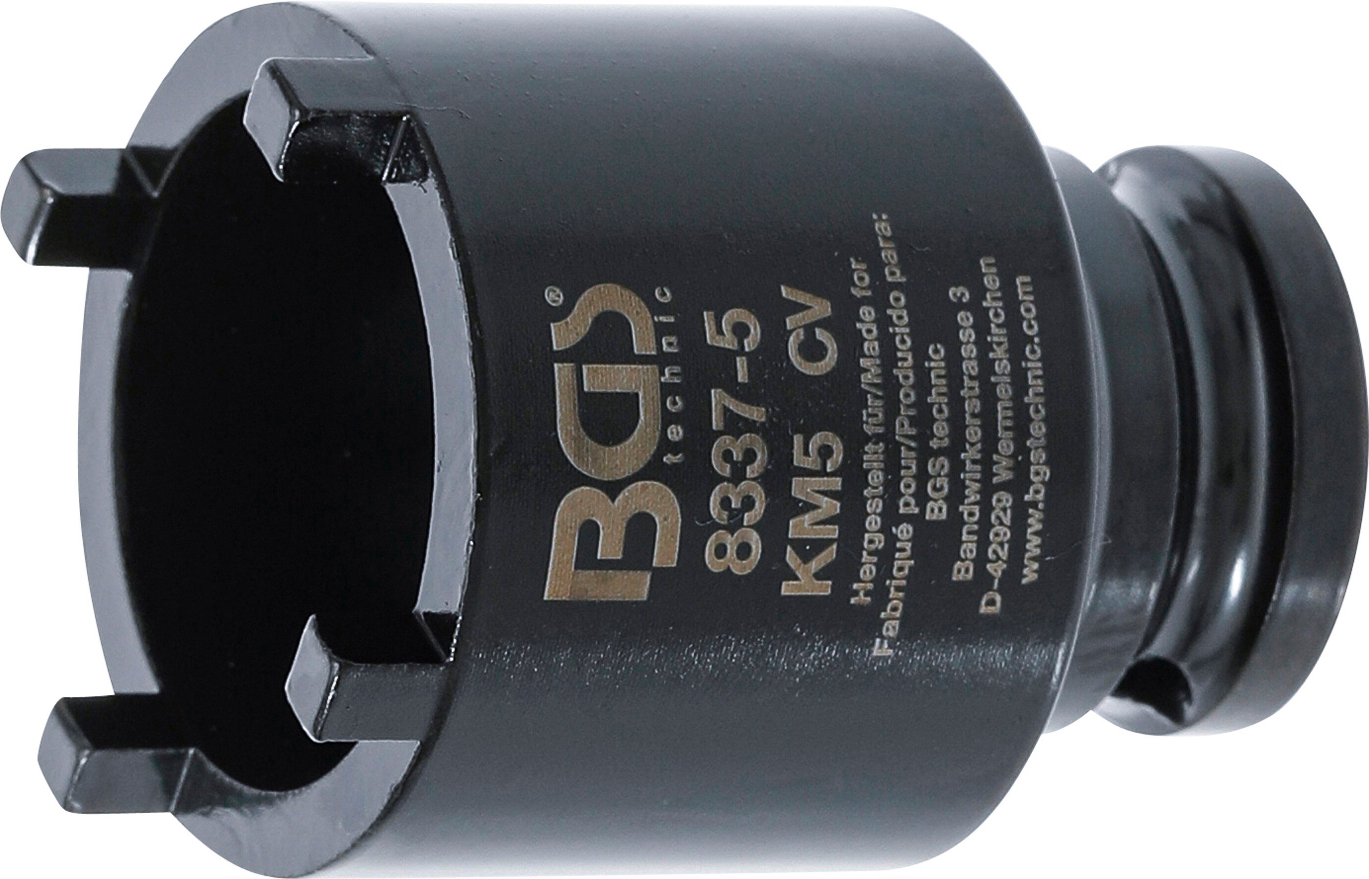 Klucz do nakrętek koronowych BGS zewnętrzny czop KM5 - 8337-5