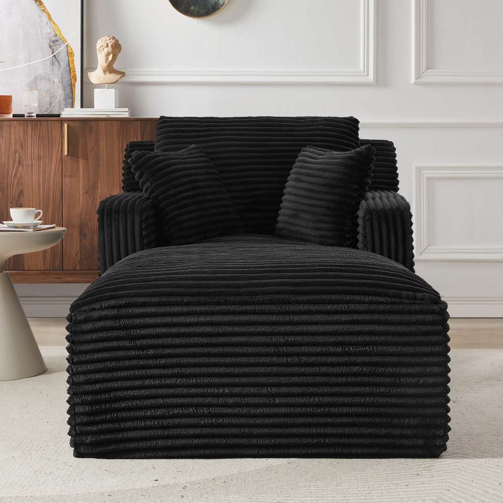 Nowoczesny leżanka z kordu, wygodna sofa rozkładana, relaksująca, nie wymaga montażu, fotel do salonu/biura/mieszkania