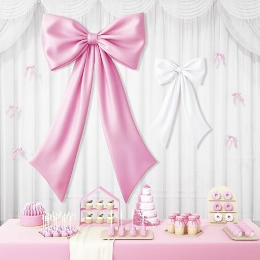 Confezione 30 Fiocchi In Raso Bianco - 30 Mm - Per Matrimoni, Regali, Decorazioni Auto E Bomboniere - Pronti All'uso