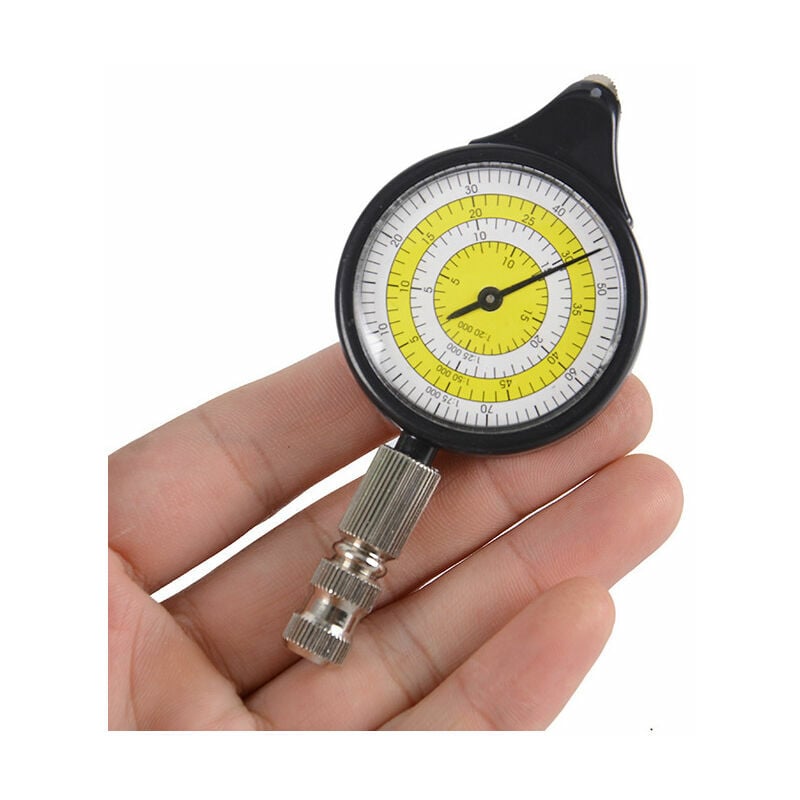 Silva Mesureur Mécanique Multi-échelles – 8 Échelles IGN – Métal – 95 X 45 Mm – 62 G – Cartographie Et Randonnée