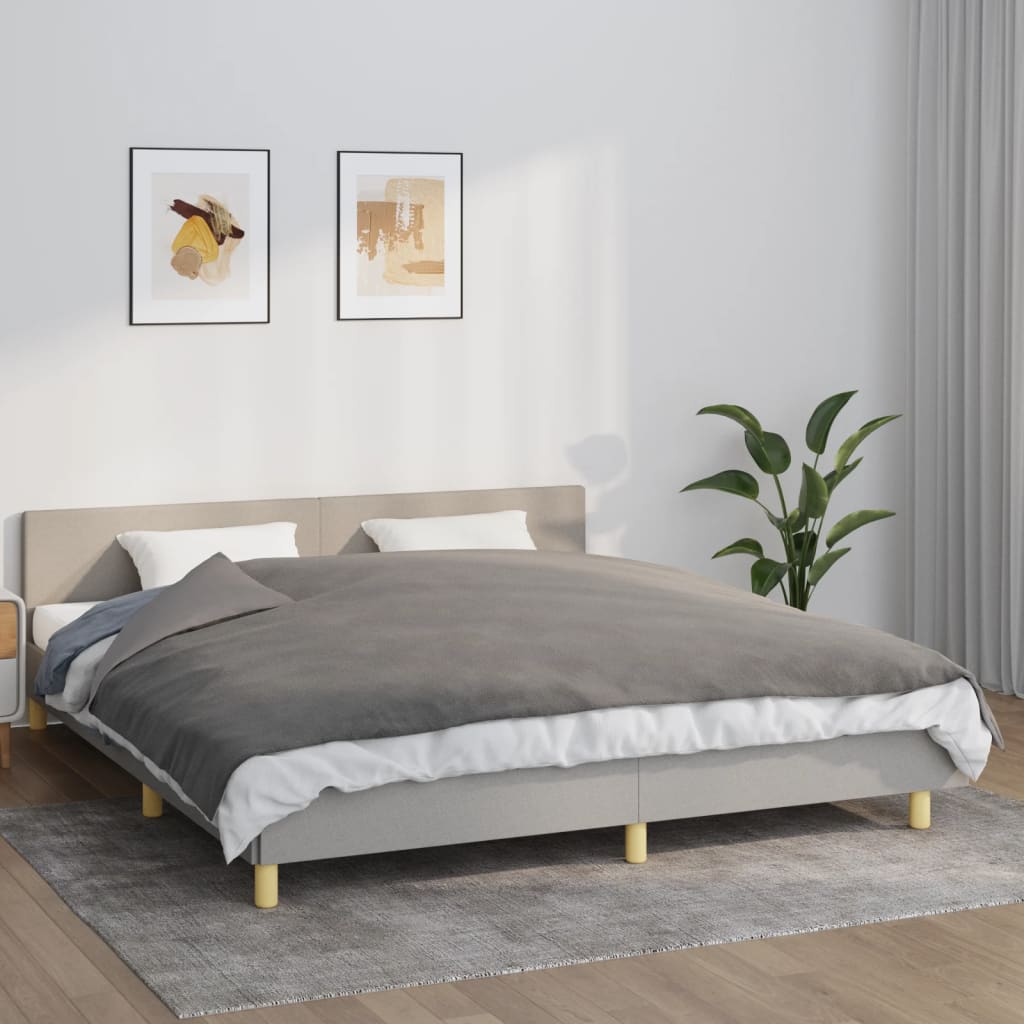 Maison exclusive - manta con peso con funda tela gris 155x220 cm 11 kg
