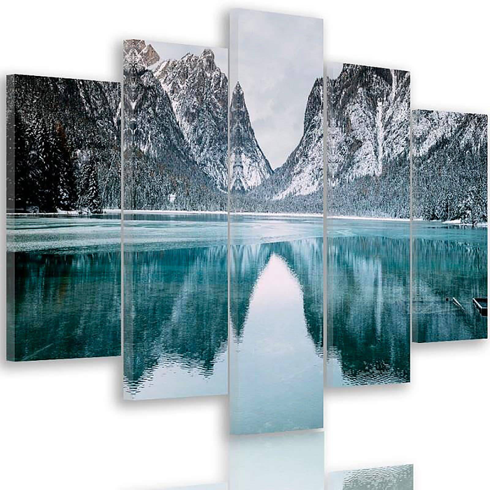 Tableau paysage de montagne - 250 x 120 cm - 2