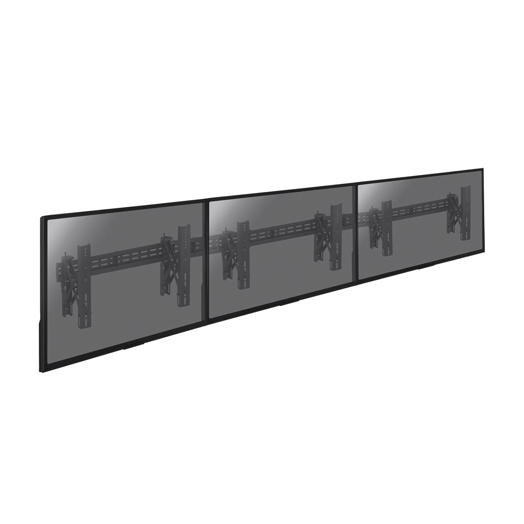 KIMEX - Support mur d'images 3 écrans TV 49''- 55'' | Leroy Merlin