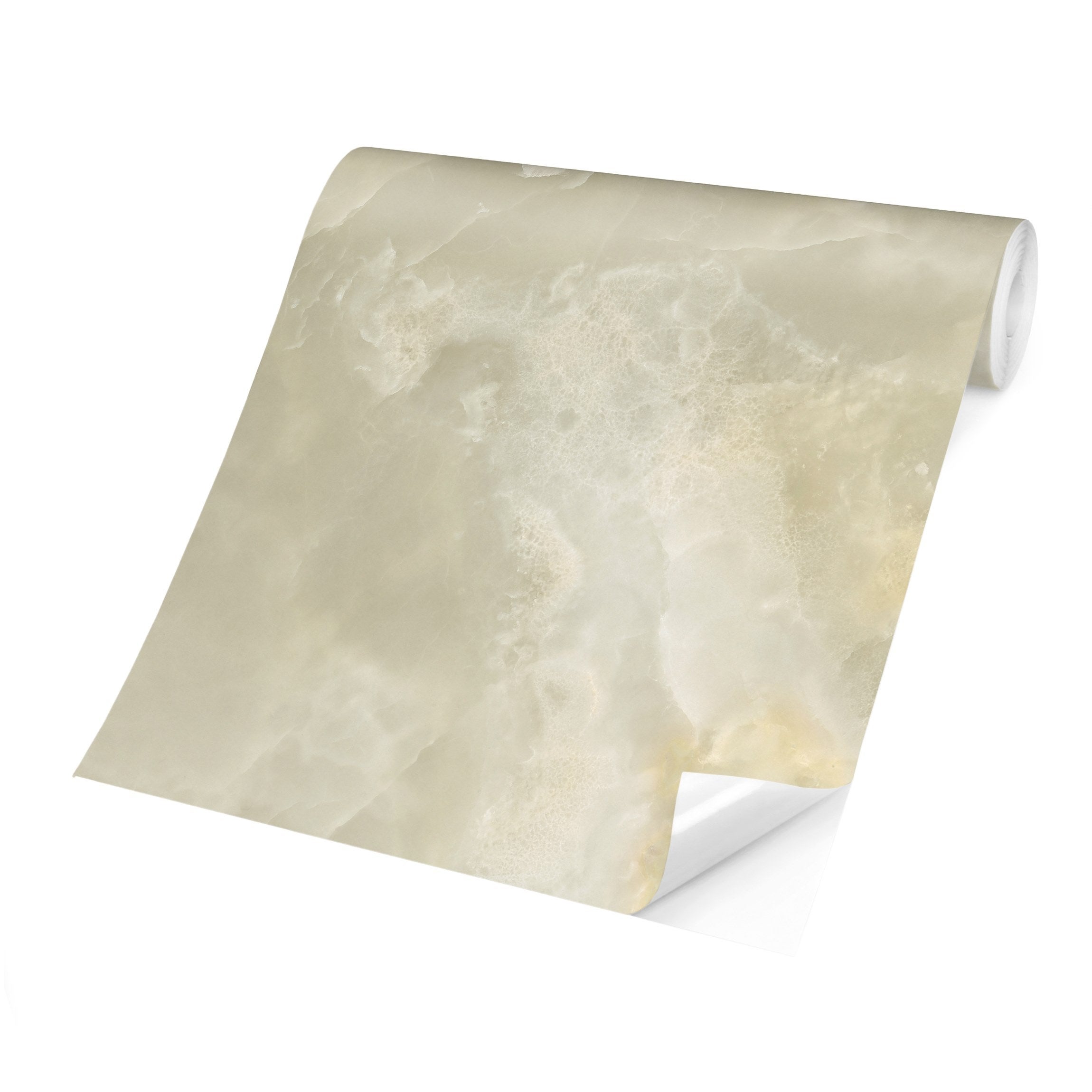 Papier peint panoramique marble 3D trompe l'oeil à motif imitation pierre 80 - salon chambre cuisine couloir - Intissé 240 x 240 cm adhésif - 5