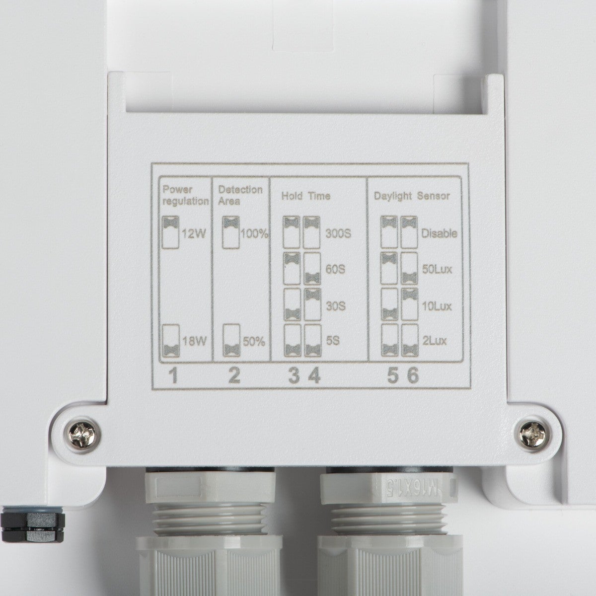 Plafon kwadratowy BENO LED 30W Odcienie bieli 3490lm biały wym:5,7x26x26cm IP65 Kanlux - 6